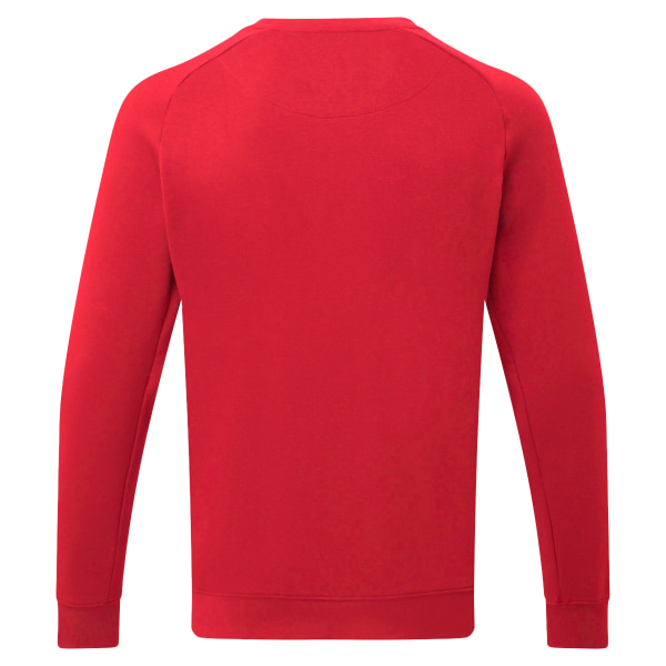 Asquith & Fox Mens Organic Crew Neck Sweatshirt S Cherry Red Cherry Red S