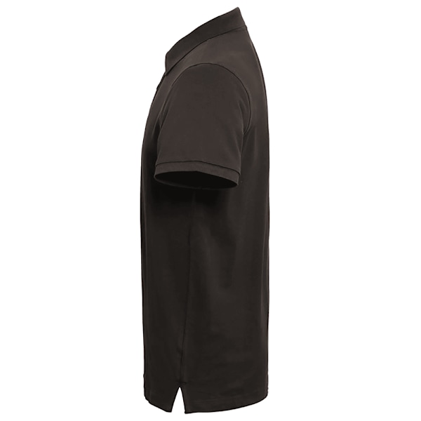 Asquith & Fox Klassisk passform Kontrast Poloskjorta L Charcoal/ Charcoal/ Heather Grey L