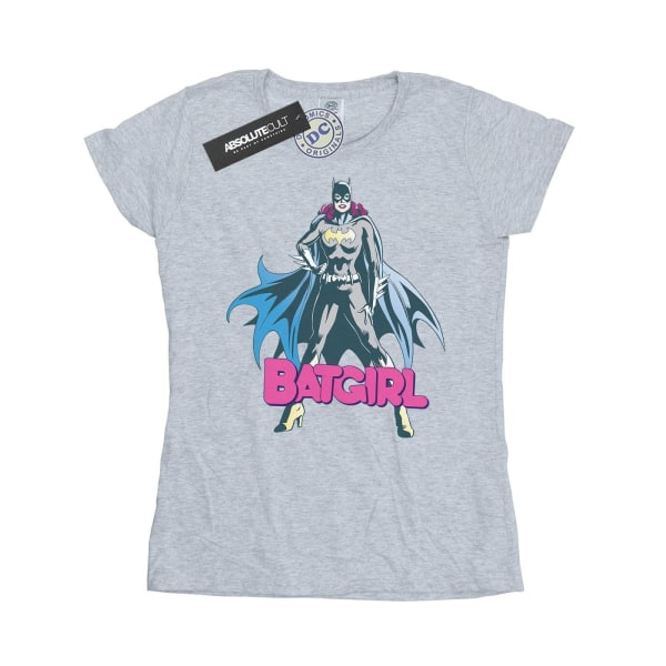 DC Comics Dam/Dam Batgirl Pose T-shirt bomull L Sports Gr Sports Grey L