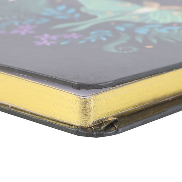 Something Different Moth A5 Notebook One Size Svart Black One Size