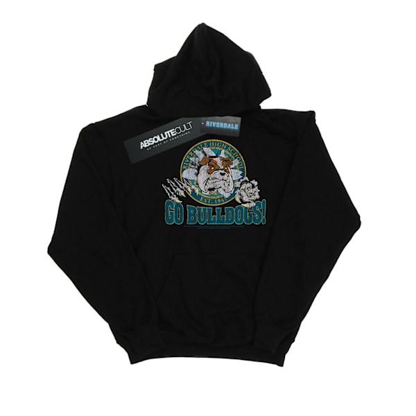 Riverdale Mens Go Bulldogs Hoodie M Svart Black M