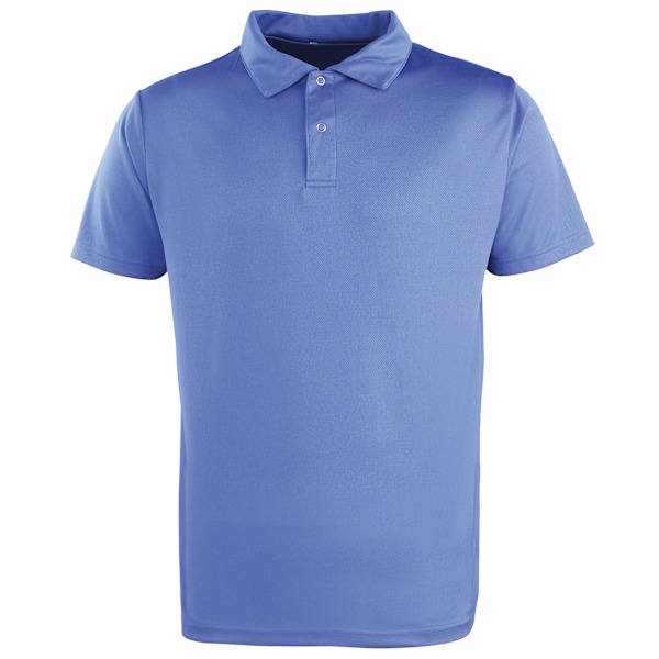 Premier Unisex Coolchecker Studded Plain Polo Shirt XS Royal Royal XS