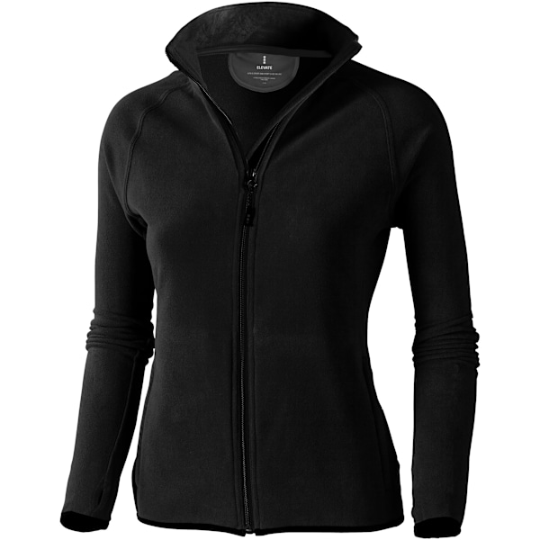 Elevate Dam/Damer Brossard Micro Fleece L Solid Black Solid Black L