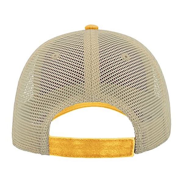 Atlantis Unisex Case Pigment Dyed 6 Panel Trucker Cap One Size Mustard One Size