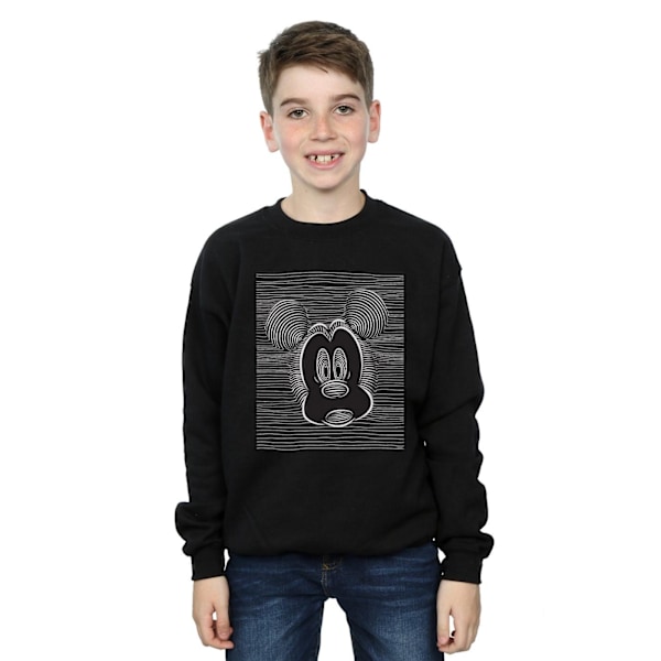 Disney Boys Mickey Mouse Magic Eye Sweatshirt 9-11 år Svart Black 9-11 Years