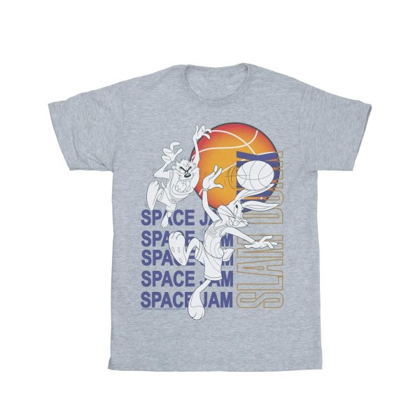 Space Jam: A New Legacy Girls Slam Dunk Alt Cotton T-shirt 7-8 Sports Grey 7-8 Years