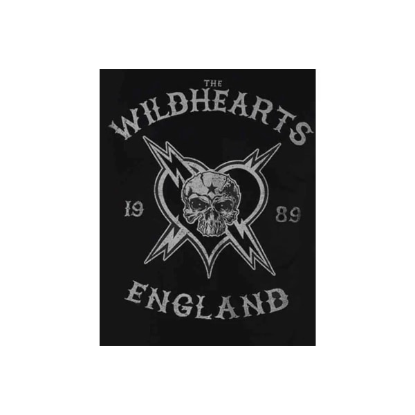 The Wildhearts Unisex Adult England 1989 T-Shirt XXL Svart Black XXL