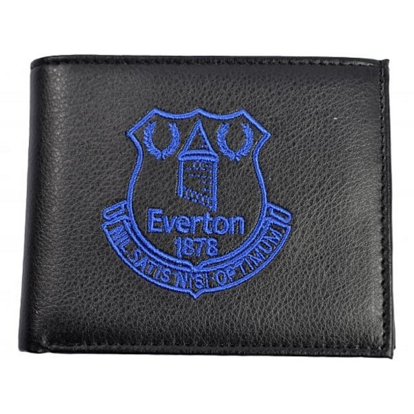 Everton FC Broderad Tvådelad Plånbok One Size Svart Black One Size