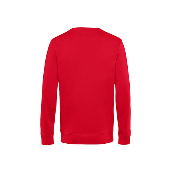 B&C Herr Organic Crew Neck Sweat M Röd Red M