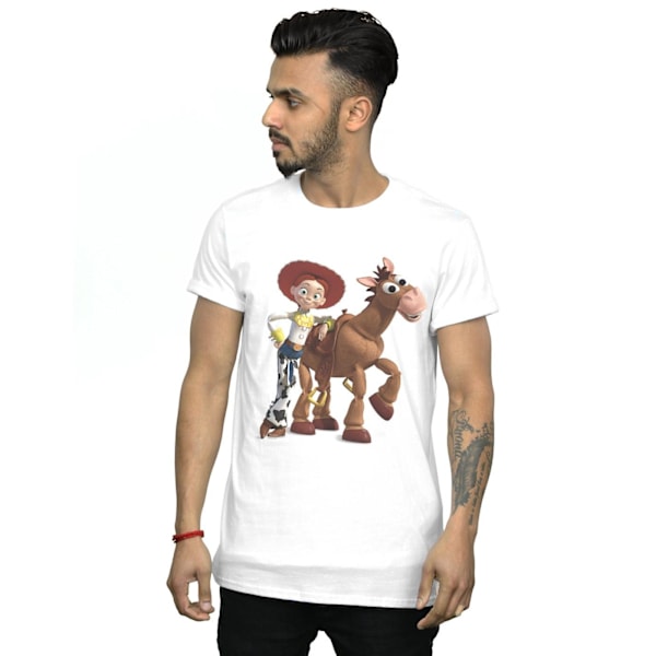 Disney Toy Story 4 Jessie och Bullseye T-shirt XXL Vit White XXL