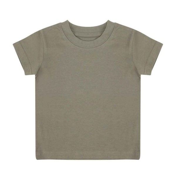 Larkwood Baby Plain T-Shirt 0-6 månader Khaki Green Khaki Green 0-6 Months