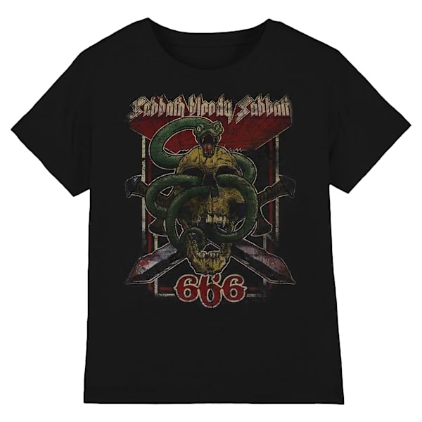 Black Sabbath Unisex Adult Bloody 666 T-Shirt M Svart Black M