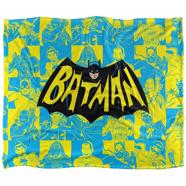 Batman TV Filt En Storlek Flerfärgad Multicoloured One Size