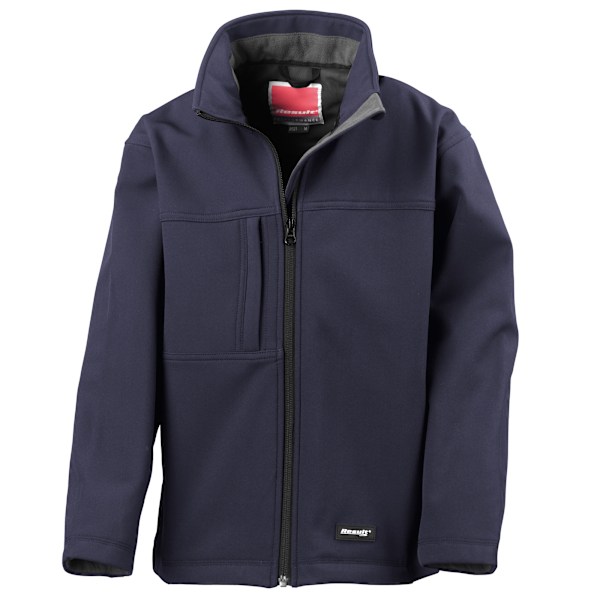 Result Barn Unisex Vattentät Klassisk Softshell 3-lagers Jacka Navy 2XL