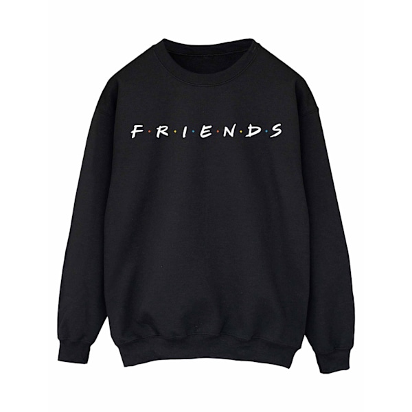 Friends Dam/Kvinna Logotyp Sweatshirt M Svart Black M