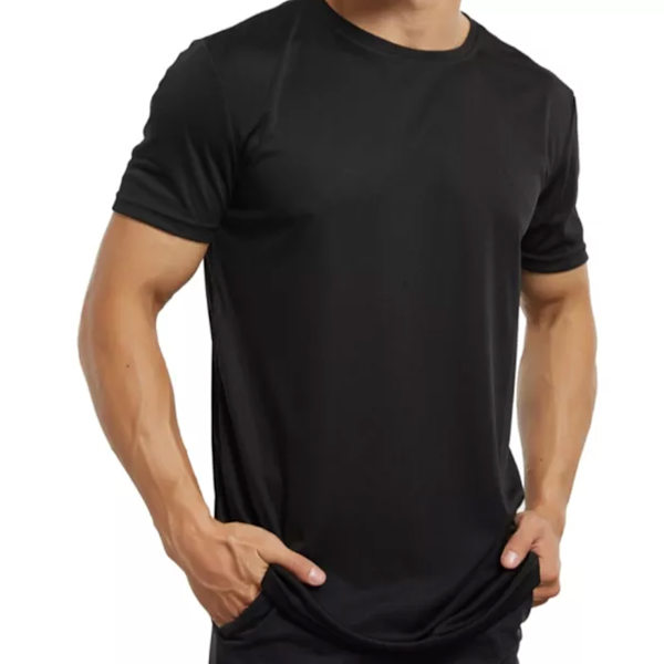 Spiro Herr Quick-Dry Sports Kortärmad Performance T-Shirt L Black L