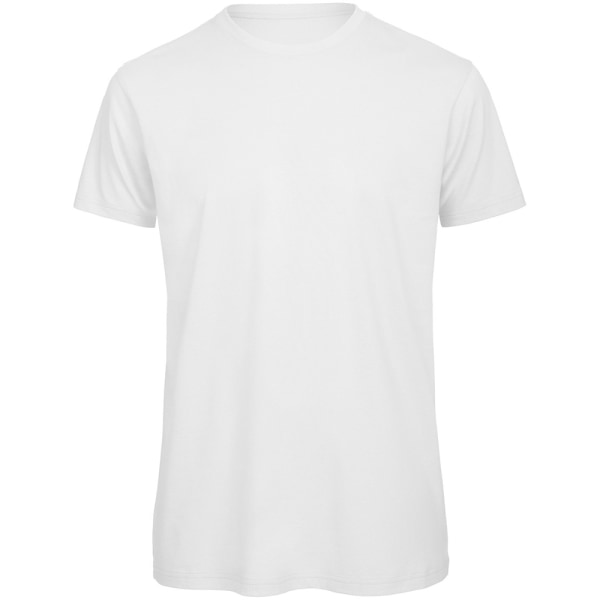 B&C Mens Favorite Organic Cotton Crew T-shirt 2XL Vit White 2XL