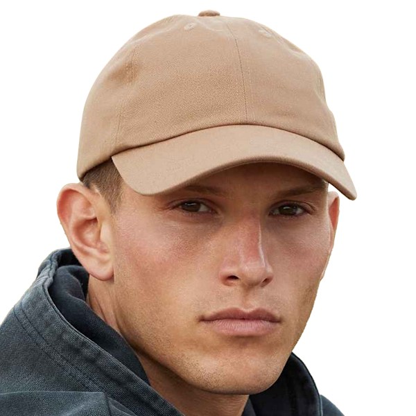 Beechfield Unisex Vuxen Organisk Bomulls Basebollkeps En Storlek De Desert Sand One Size
