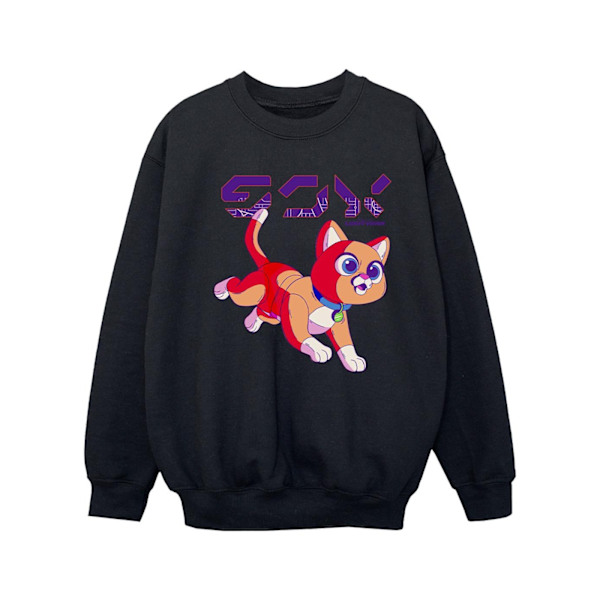 Disney Girls Lightyear Sox Digital Cute Sweatshirt 5-6 år Blå Black 5-6 Years