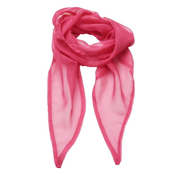 Premier Dam/Kvinna Chiffon formell halsduk en storlek Fuchsia Fuchsia One Size