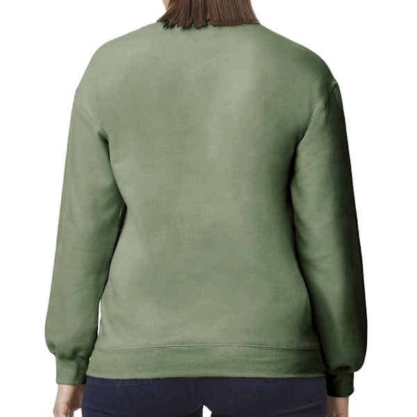 Gildan Unisex Adult Softstyle Fleece Midweight Sweatshirt 4XL M Military Green 4XL