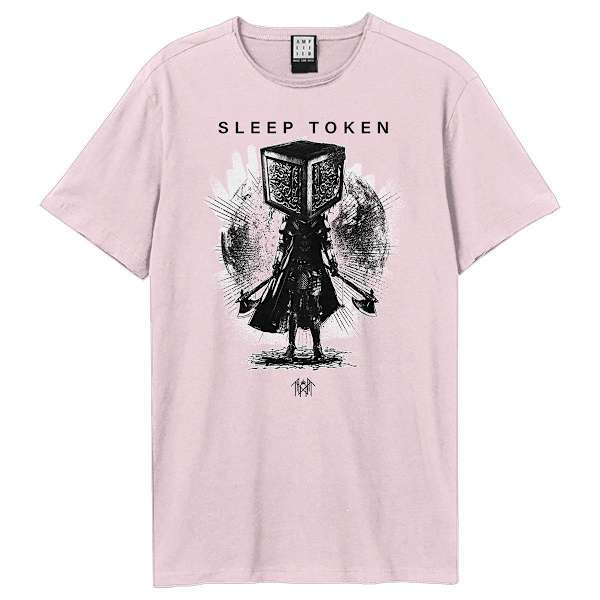 Amplified Unisex Vuxen Yxa Samarui Sleep Token T-Shirt XL Rosa Pink XL