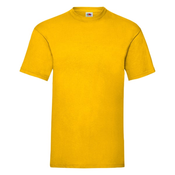 Fruit Of The Loom Mens Valueweight Kortärmad T-shirt L Solros Sunflower L