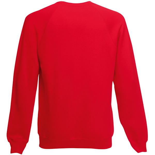 Fruit Of The Loom Barnkläder Unisex Raglanärm Sweatshirt (2-pack) Red 5-6