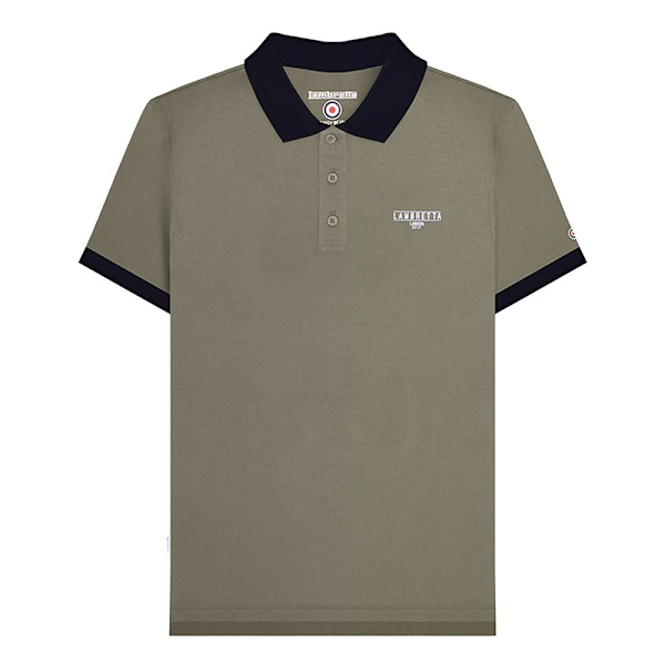 Lambretta Herr Original SS24 Pikétröja 4XL Khakigrön Khaki Green 4XL