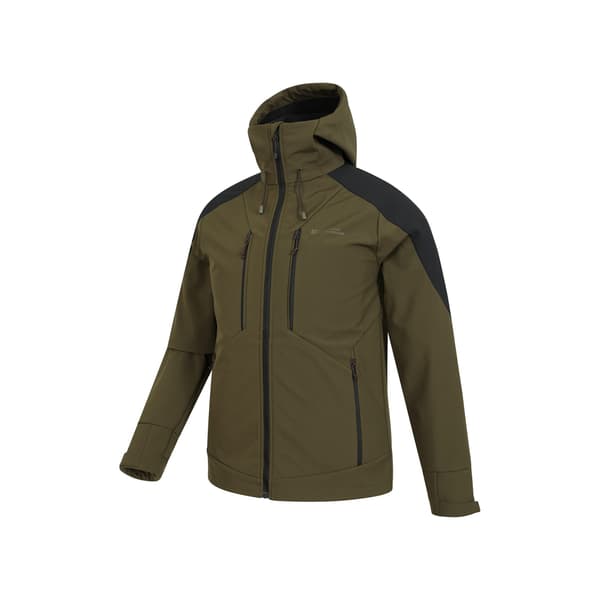 Mountain Warehouse Radius Återvunnen Softshelljacka Herr M Kha Khaki Green M