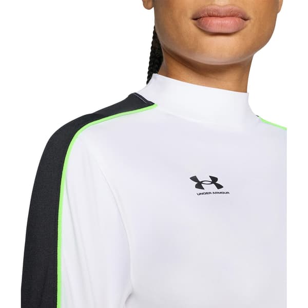 Under Armour Dam Challenger Fitted Base Layer Tröja 12 White/Black 12 UK