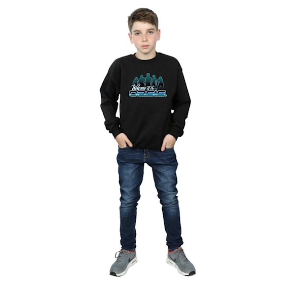 Ready Player One Boys Welcome To The Oasis Sweatshirt 12-13 År Black 12-13 Years