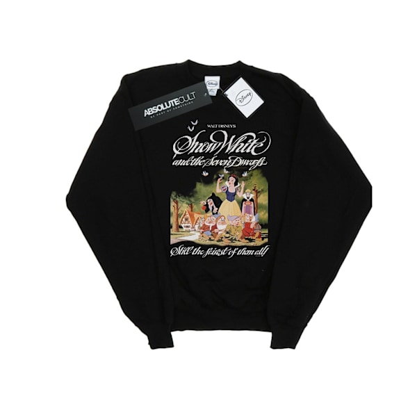 Disney Dam/Dam Snow White Och De Sju Dvärgarna Sweatshirt Black XXL
