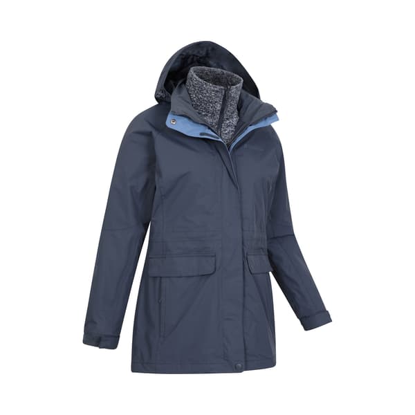 Mountain Warehouse Dam/Dam Glacial II Extreme 3 i 1 Lång Navy 8 UK
