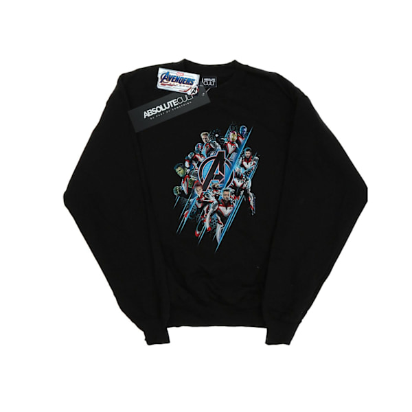 Marvel Pojkar Avengers Endgame Logo Team Sweatshirt 9-11 År Sv Black 9-11 Years