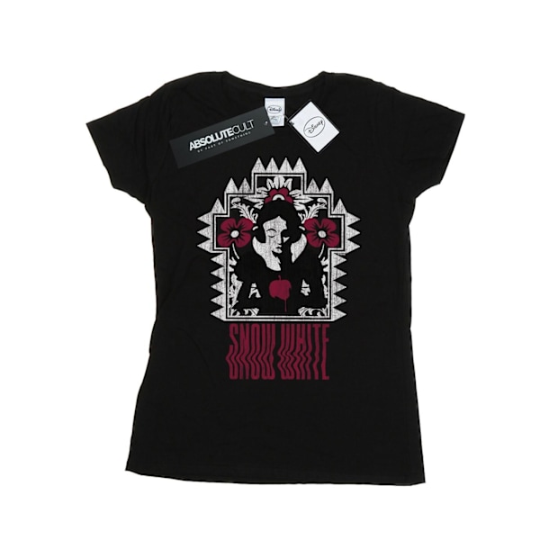 Disney Princess Dam/Damer Snövit Warped Bomull T-shirt Black M