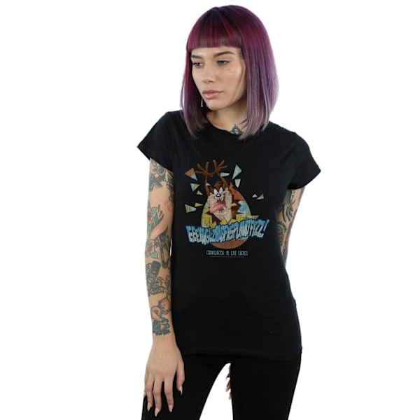 Looney Tunes Dam/Damer Taz Me Like Easter Bomull T-shirt S Black S