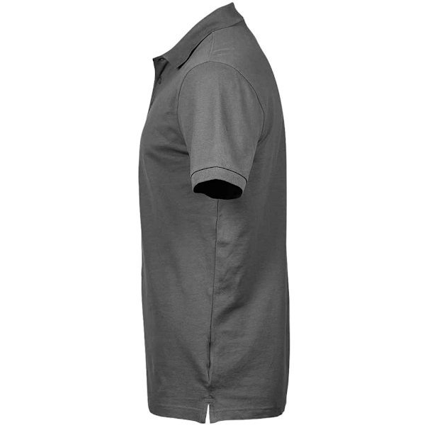 Tee Jays Lyxig Stretch Pikétröja för Män M Puddergrå Powder Grey M