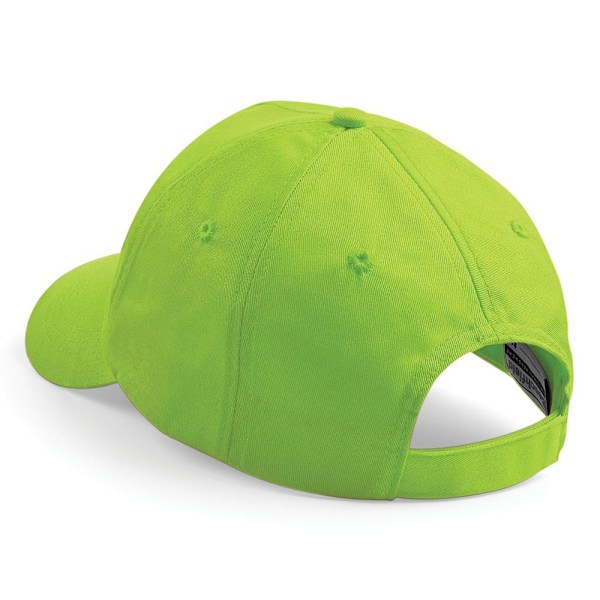Beechfield Unisex Plain Original 5 Panel Baseball Cap (2-pack) Lime Green One Size