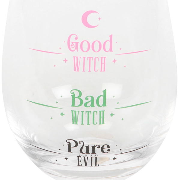 Something Different Good Witch, Bad Witch Stemless Glas One Size Transparent One Size