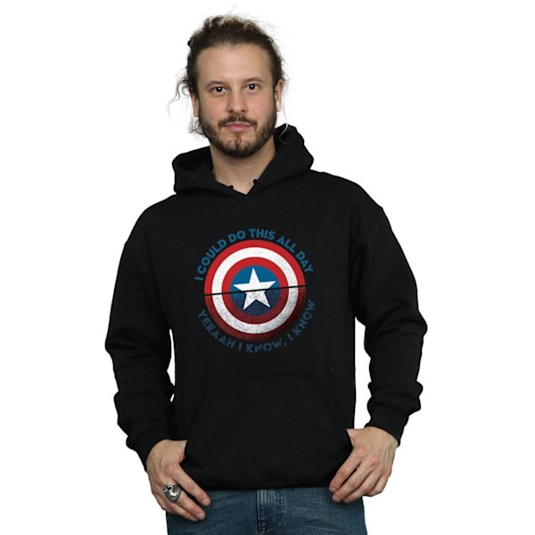 Marvel Mens Avengers Endgame Do This All Day Hoodie XXL Svart Black XXL