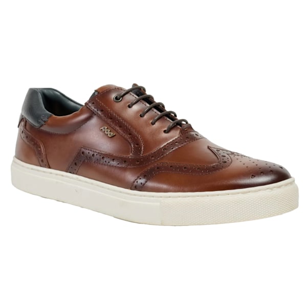 POD Herr Dobbs Läder Brogues 8 UK Tan Tan 8 UK