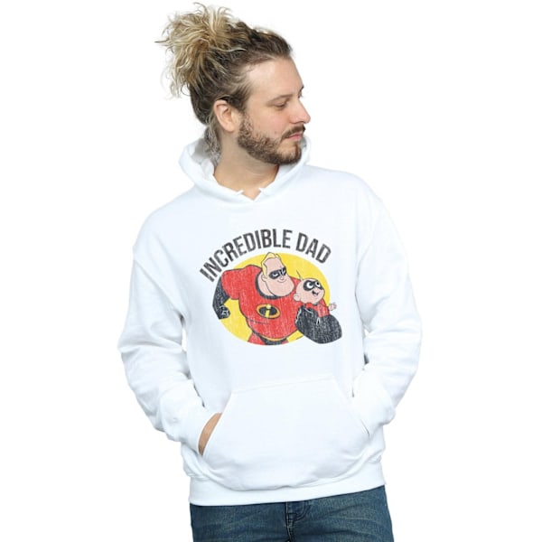 Disney Herr The Incredibles Bob Parr Incredible Dad Hoodie 3XL White 3XL