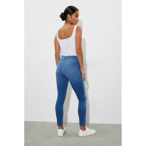 Dorothy Perkins Dam/Damer Frankie Petite Skinny Jeans 4 UK Mid Wash 4 UK