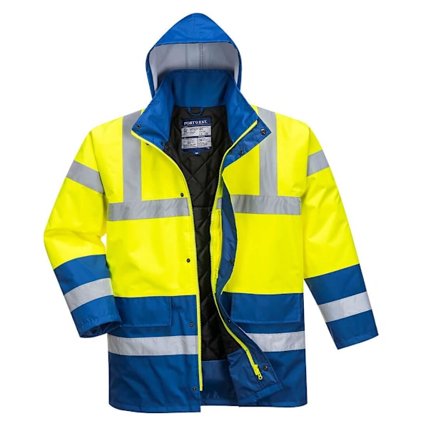 Portwest Herr Kontrast Hi-Vis Vinter Trafikjacka S Gul/Grå Yellow/Grey S