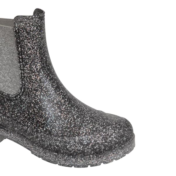 Mountain Warehouse Barn/Barn Ziggy Glitter Wellington Boot Black 1 UK