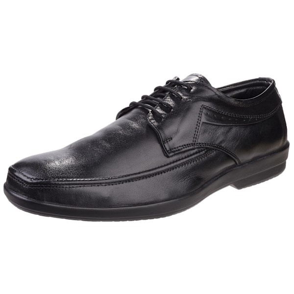 Fleet & Foster Dave herr Oxford-skor med förstärkt tå, formella skor, 9 UK, svarta Black 9 UK