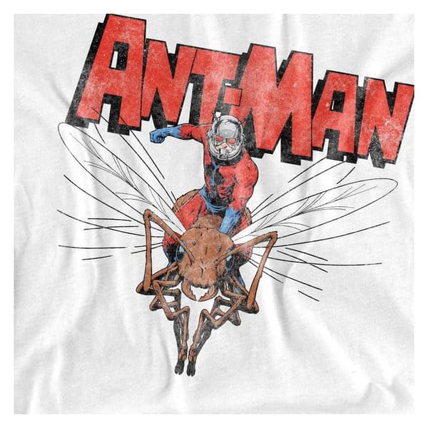 Ant-Man Dam/Dam Flygande T-shirt L Vit White L