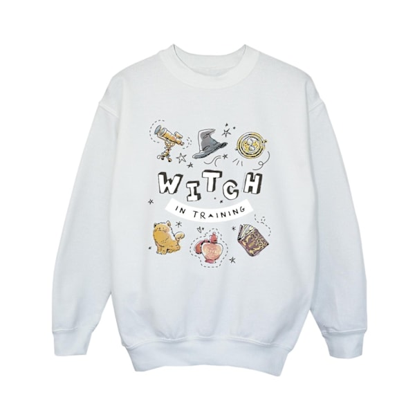 Harry Potter Boys Witch In Training Sweatshirt 9-11 år Vit White 9-11 Years