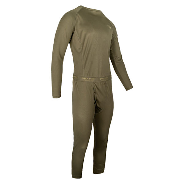 Jack Pyke Herr Polyester Underställ Set L Grön Green L